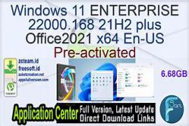 Windows 11 Enterprise 21H2 Build 22000.1335 (Non-TPM) (x64) En-US Pre-Activated