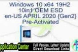 Windows 10 Pro en-US v1909 x64 BiT Activated-KBO
