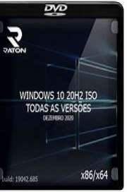 Windows 10 20H2 AIO v19042.608 x64/x86 pt-BR 2020