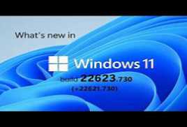 Windows 11 Pro & Enterprise Insider Preview Build 22623.730