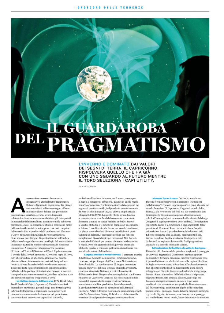 Il guardaroba del pragmatismo